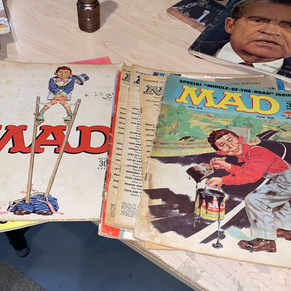 MAD Magazine Lot of 8.  1960’s Magazines
